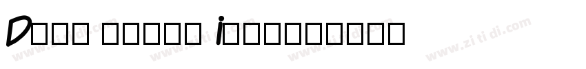 Dark Manga Italic字体转换